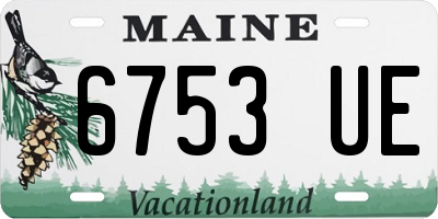 ME license plate 6753UE