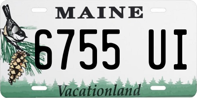 ME license plate 6755UI