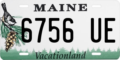 ME license plate 6756UE