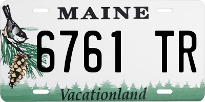 ME license plate 6761TR