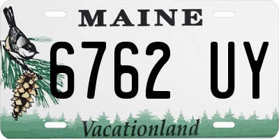 ME license plate 6762UY