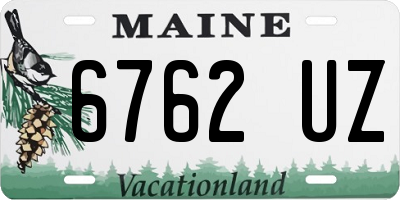 ME license plate 6762UZ