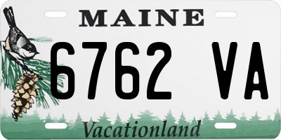 ME license plate 6762VA