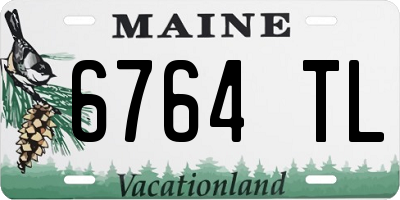 ME license plate 6764TL