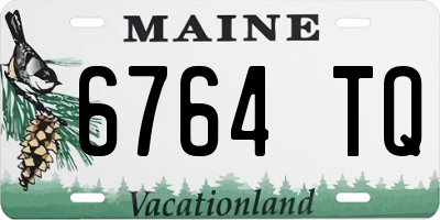 ME license plate 6764TQ