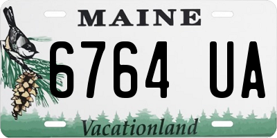 ME license plate 6764UA