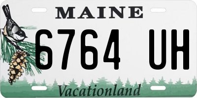 ME license plate 6764UH