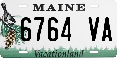 ME license plate 6764VA