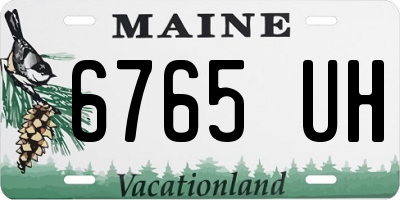 ME license plate 6765UH