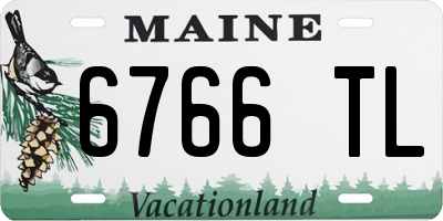 ME license plate 6766TL