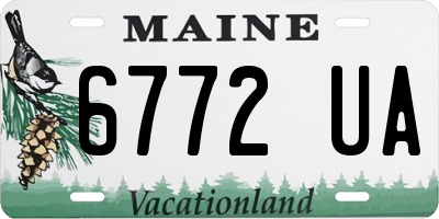 ME license plate 6772UA