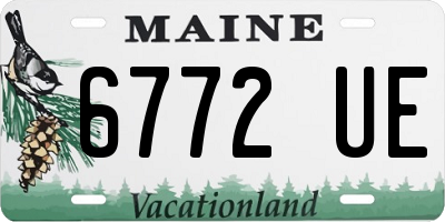 ME license plate 6772UE