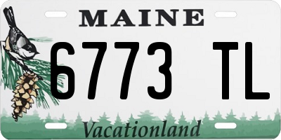 ME license plate 6773TL