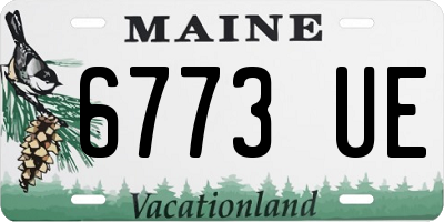 ME license plate 6773UE