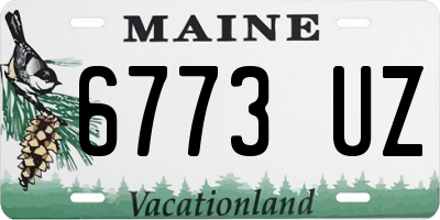 ME license plate 6773UZ