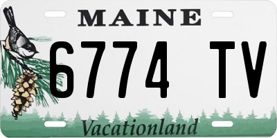 ME license plate 6774TV