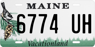 ME license plate 6774UH