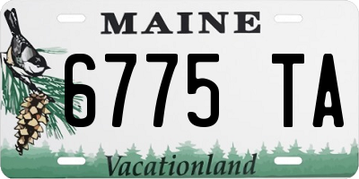 ME license plate 6775TA