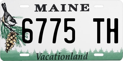 ME license plate 6775TH