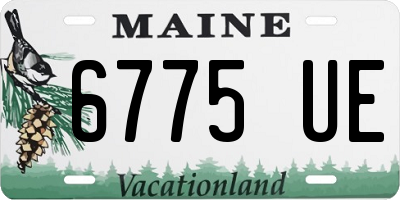 ME license plate 6775UE