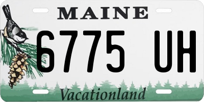 ME license plate 6775UH