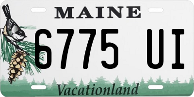 ME license plate 6775UI