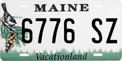 ME license plate 6776SZ