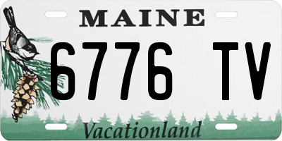 ME license plate 6776TV