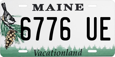 ME license plate 6776UE