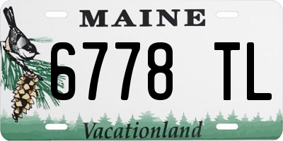 ME license plate 6778TL