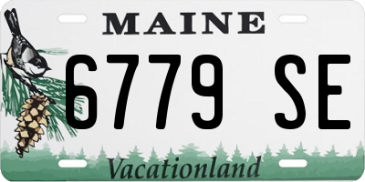 ME license plate 6779SE