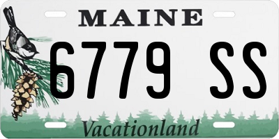 ME license plate 6779SS