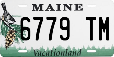 ME license plate 6779TM
