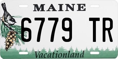ME license plate 6779TR