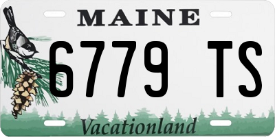 ME license plate 6779TS