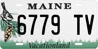 ME license plate 6779TV