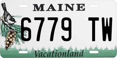 ME license plate 6779TW