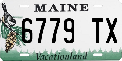 ME license plate 6779TX