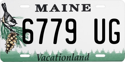 ME license plate 6779UG