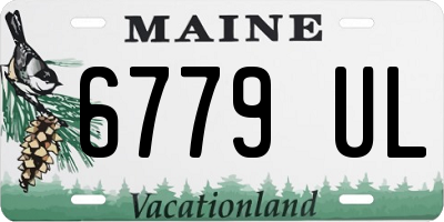 ME license plate 6779UL