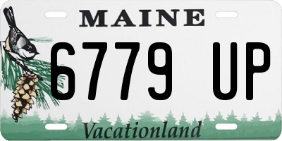 ME license plate 6779UP