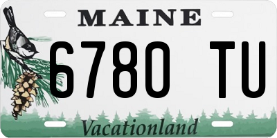 ME license plate 6780TU