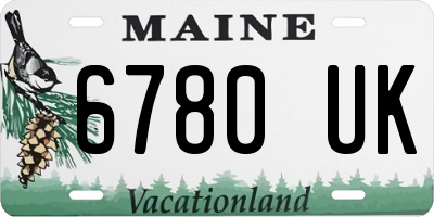 ME license plate 6780UK