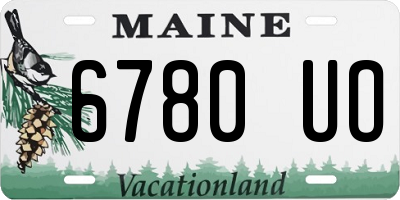 ME license plate 6780UO