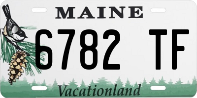 ME license plate 6782TF