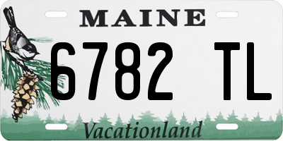 ME license plate 6782TL