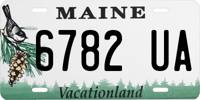 ME license plate 6782UA