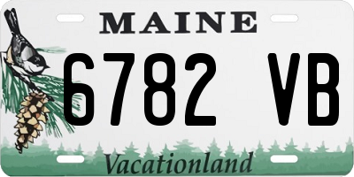 ME license plate 6782VB