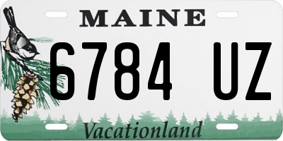 ME license plate 6784UZ