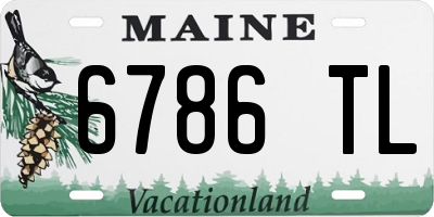ME license plate 6786TL